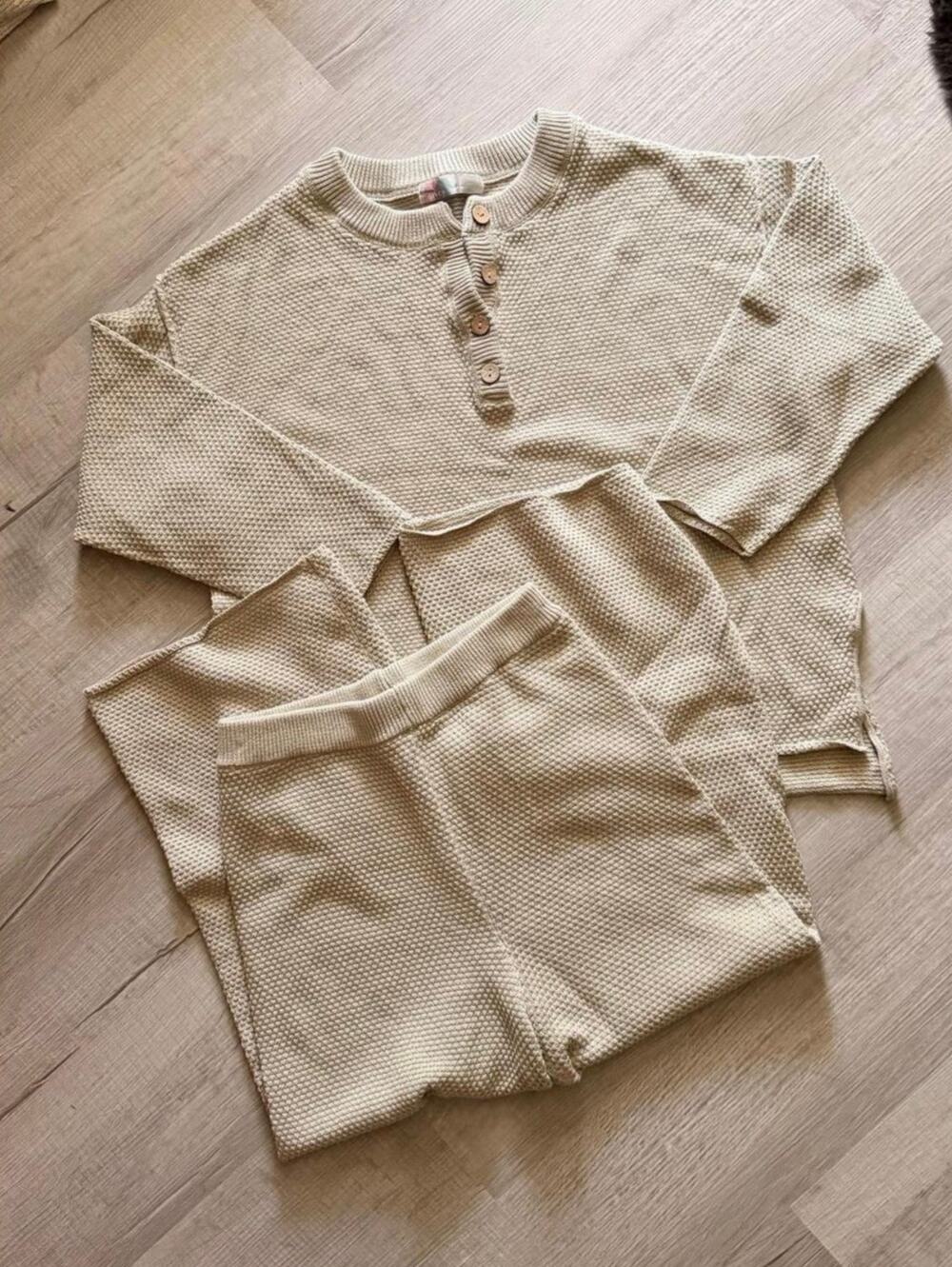 Women's Knit Waffle Sweater Set (Free People Dupe)